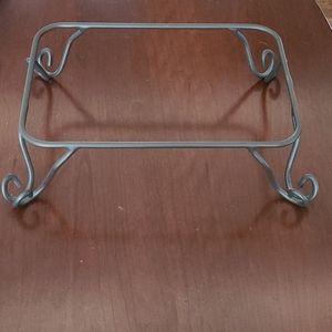 Longaberger Wrought Iron Rectangle Pedestal Stand